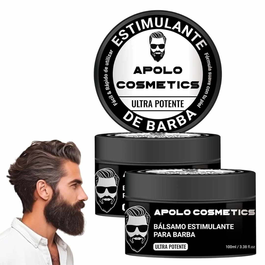 Bálsamo para Crecimiento de Barba Ultra Potente con Minoxidil 20% | 100mL