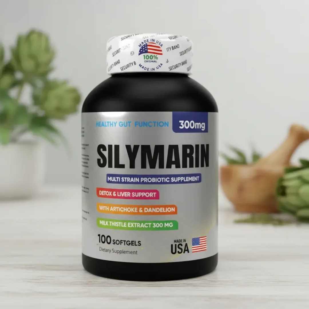 Silymarin x 100 Softgels — Protección Total para Tu Hígado 🌿