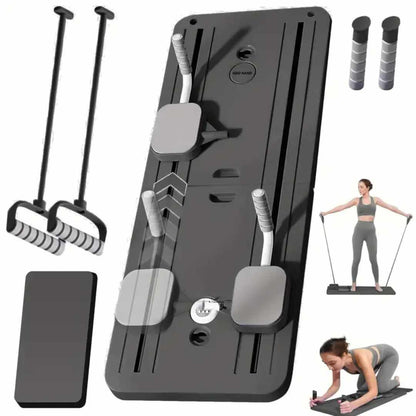 Tabla Pilates Pro™ con Bandas – Gym Completo en Casa 💜