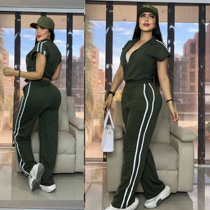 Conjunto Pantalón + Chaleco Burda Licrada👗