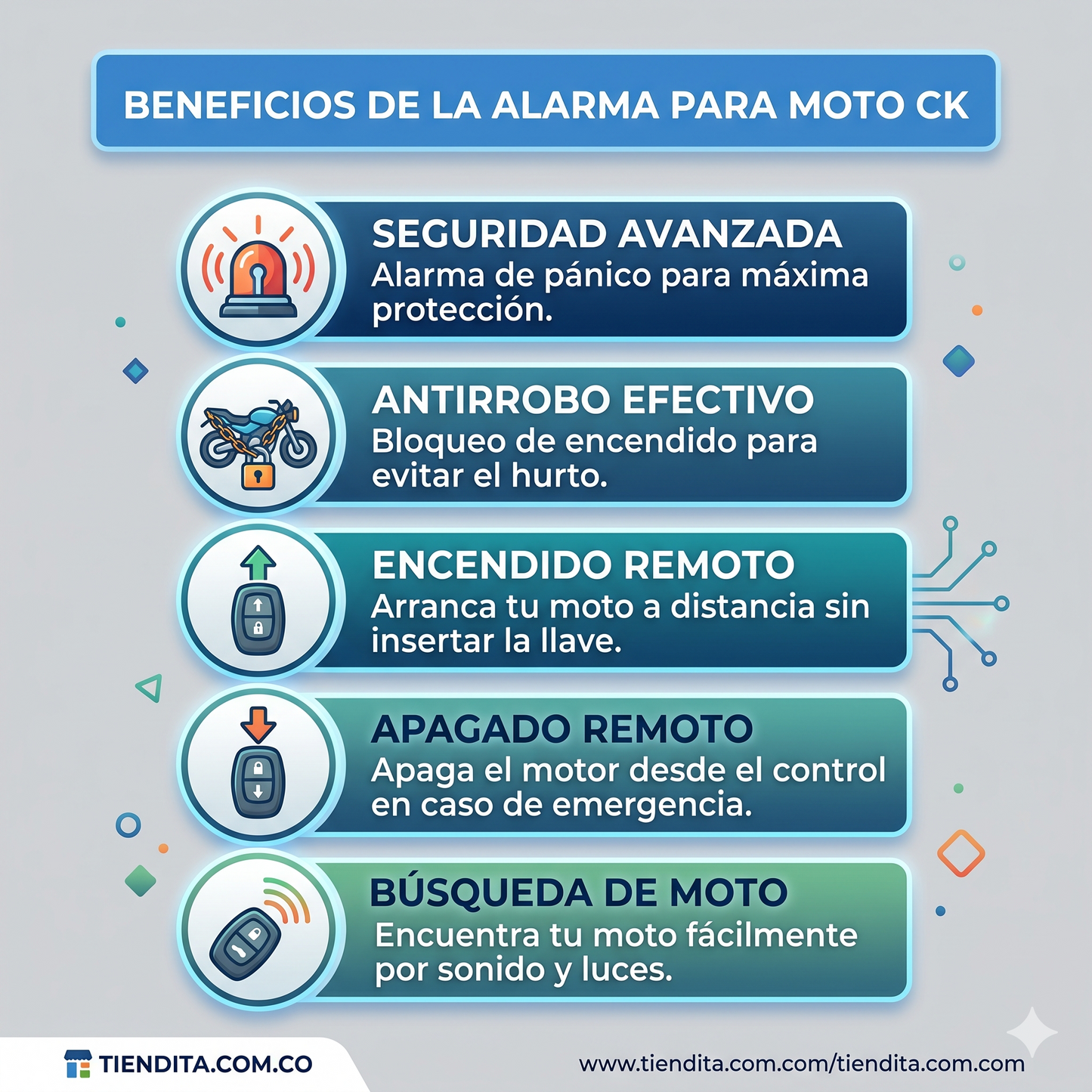 🚨 MOTO ANTI-ROBO CK™ 2 CONTROLES