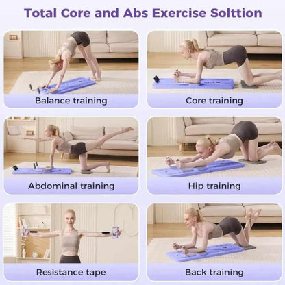 Tabla Pilates Pro™ con Bandas – Gym Completo en Casa 💜