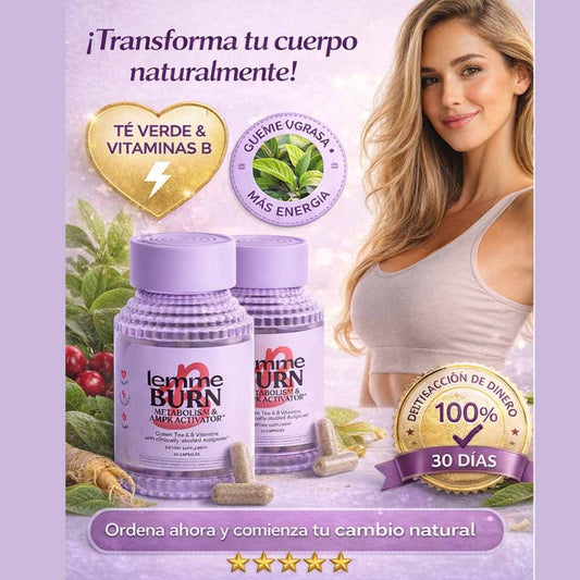 Lemme Burn x 60 Cápsulas – Activa tu metabolismo quema grasa 🔥