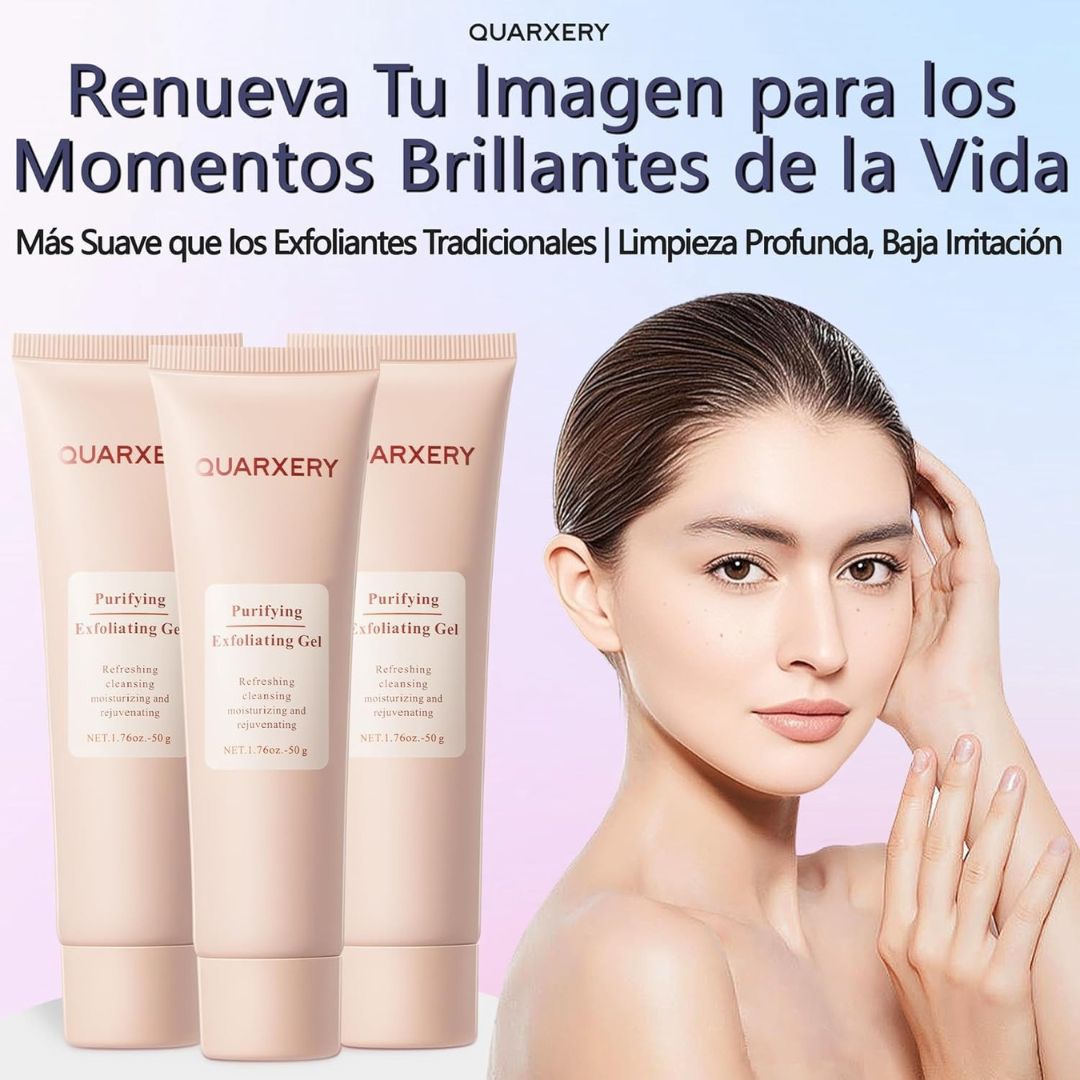 Quarxery Gel Exfoliante Aclarador 60g – Piel suave en zonas clave ✨