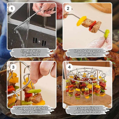 Parrilla para Air Fryer– Convierte tu asador en profesional 🔥