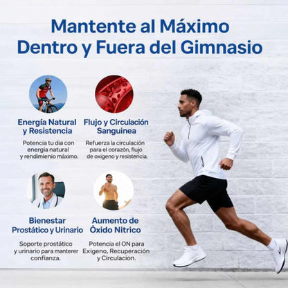 SELERD NAD+ For Men Complex (60 Cáps) – Vitalidad Masculina Total ⚡
