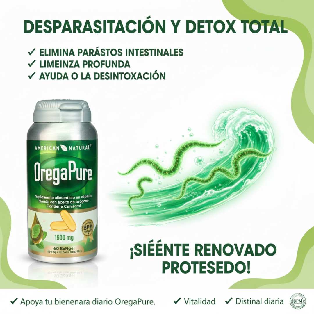 OregaPure by American Natural — Novedad en Colombia
