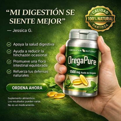 OregaPure by American Natural — Novedad en Colombia