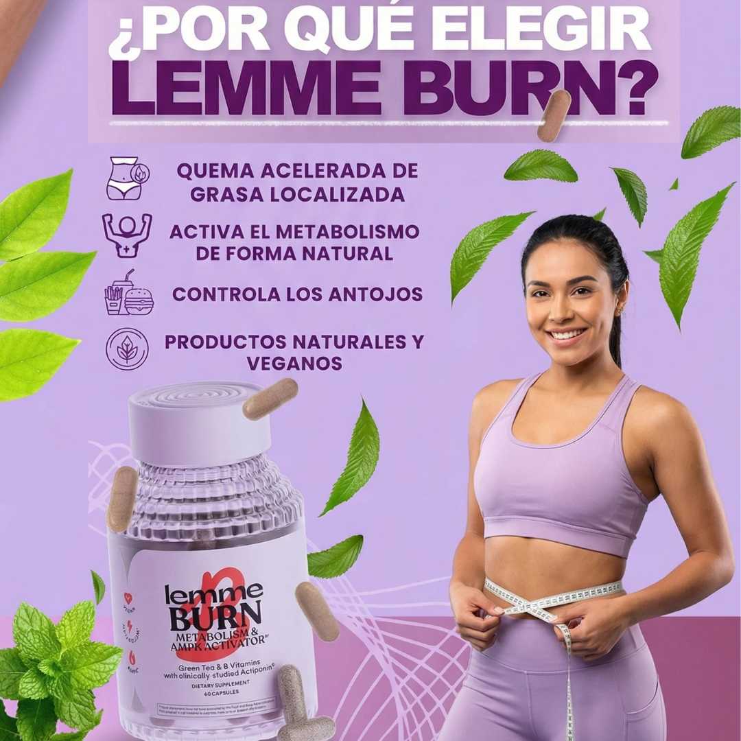 Lemme Burn x 60 Cápsulas – Activa tu metabolismo quema grasa 🔥