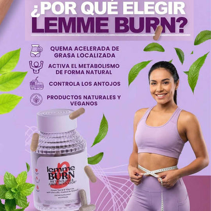 Lemme Burn x 60 Cápsulas – Activa tu metabolismo quema grasa 🔥