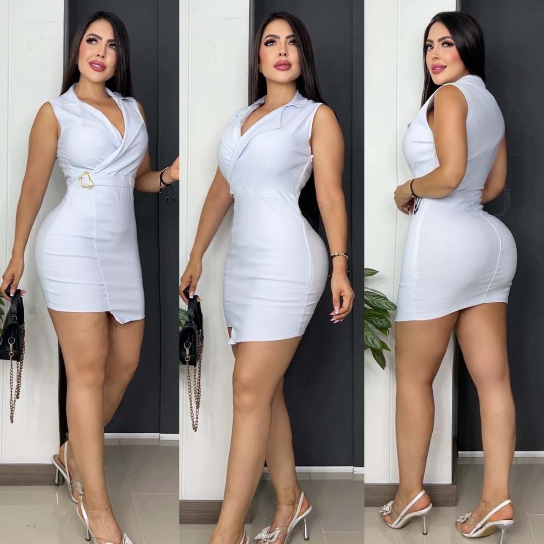 Vestido Chic Ebilla Rosé 👗