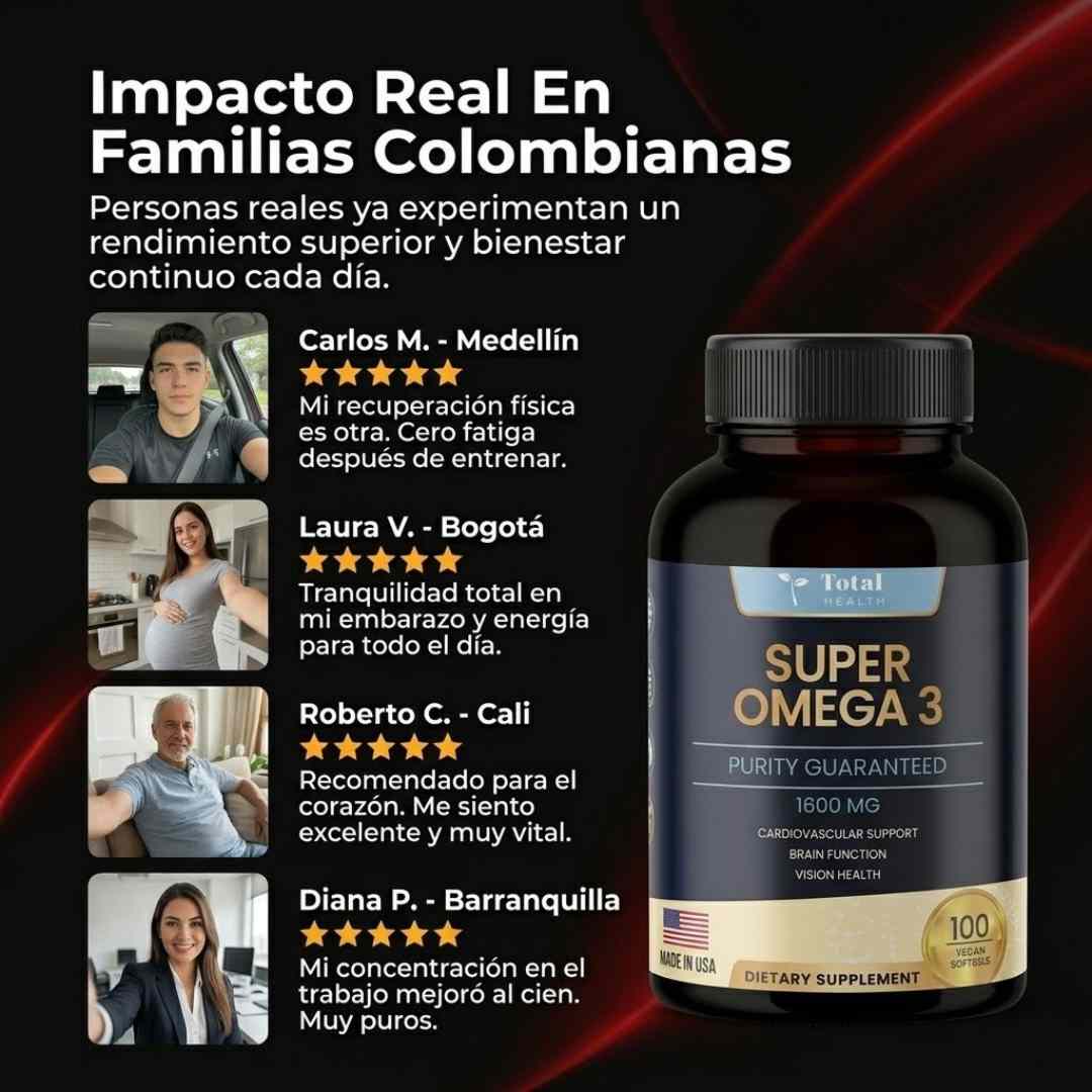 Super Omega 3 Total Health — Salud completa desde adentro 🐟
