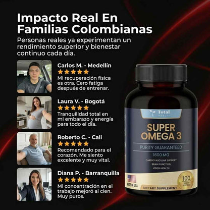 Super Omega 3 Total Health — Salud completa desde adentro 🐟