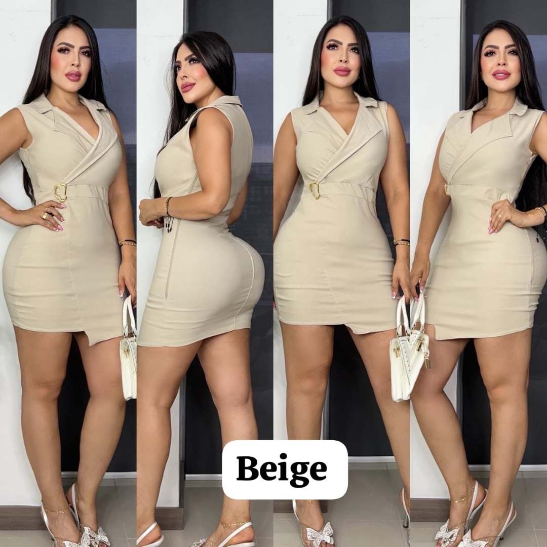 Vestido Chic Ebilla Rosé 👗
