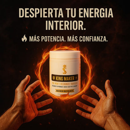 King Maker x 120 cápsulas – Tu poder masculino activado 👑