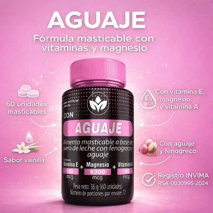 Vitalcom con Aguaje x 60 Cápsulas — Para la mujer que ya es hora de cuidarse 🌸