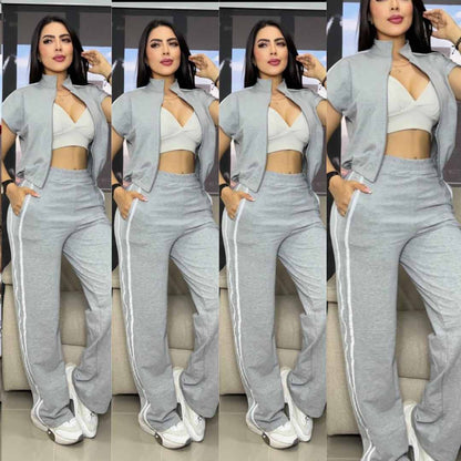 Conjunto Pantalón + Chaleco Burda Licrada👗