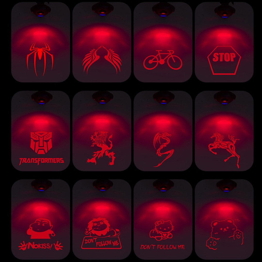 Luz Trasera Proyectora LED con 4 Modos 🚴 Estilo único · Visibilidad máxima