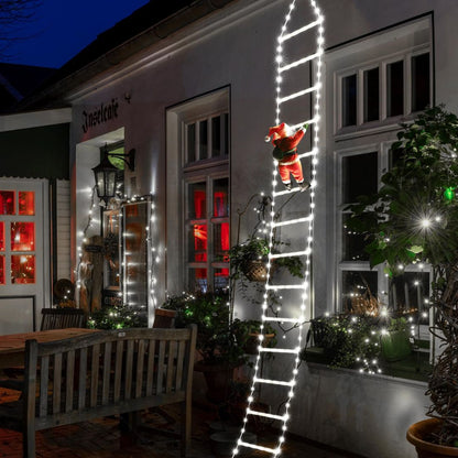 Papá Noel Escalador Iluminado™ – Magia navideña que todos admirarán 🎅