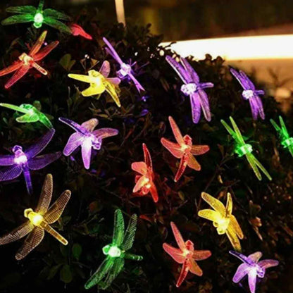 Guirnalda de luces de libélula, USB 5m
