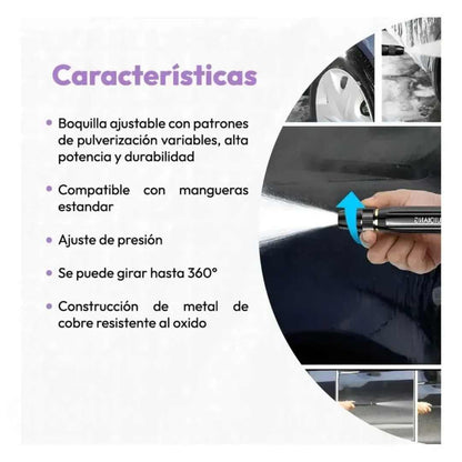 Boquilla De Pulverizacion Adaptable – Dile adiós al lavadero para siempre 🚿