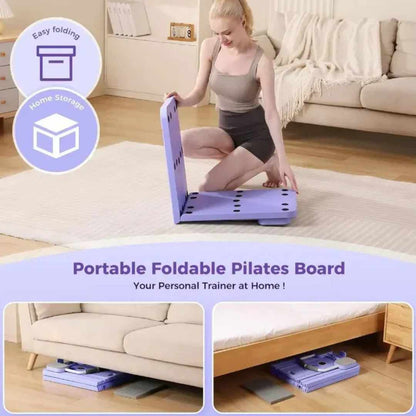 Tabla Pilates Pro™ con Bandas – Gym Completo en Casa 💜