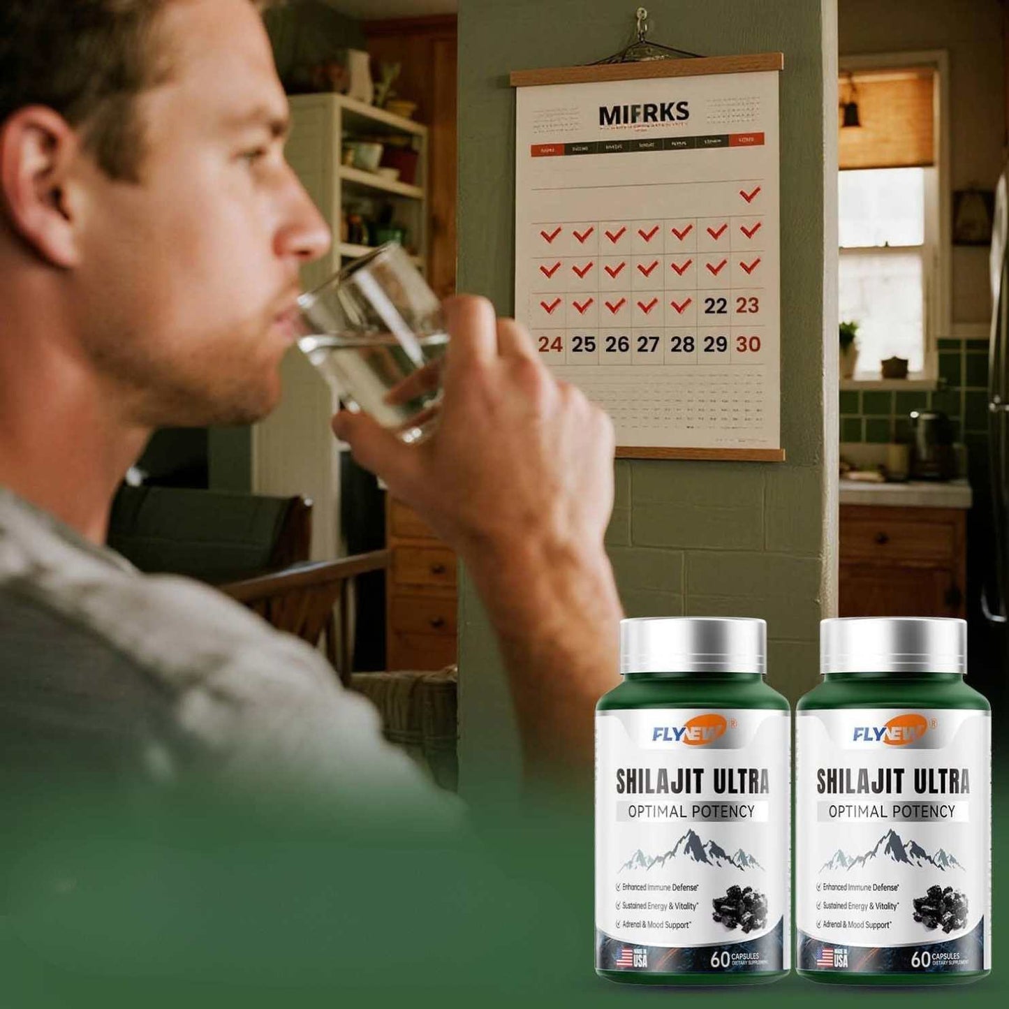 Shilajit Ultra Original™ x60 cápsulas – Energía y Vitalidad Diaria 🔥