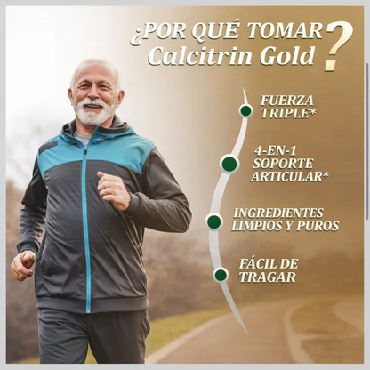 Calcitrin Gold 60 Tabs – Movilidad Total y Huesos de Acero