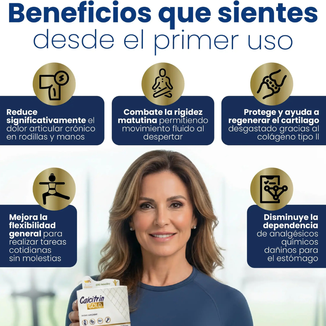Calcitrin Gold 60 Tabs – Movilidad Total y Huesos de Acero