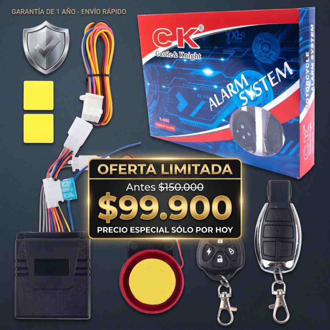 🚨 MOTO ANTI-ROBO CK™ 2 CONTROLES
