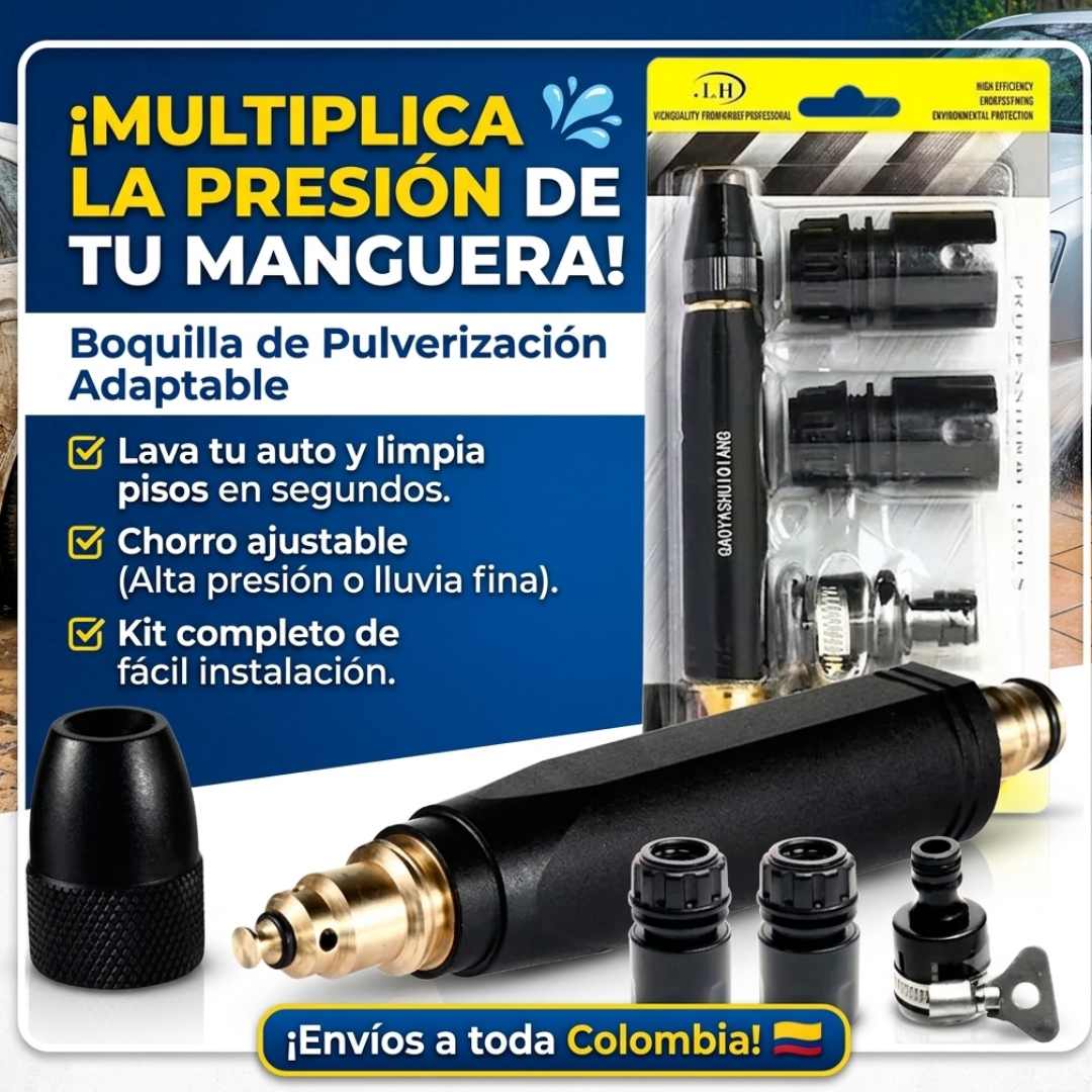 Boquilla De Pulverizacion Adaptable – Dile adiós al lavadero para siempre 🚿