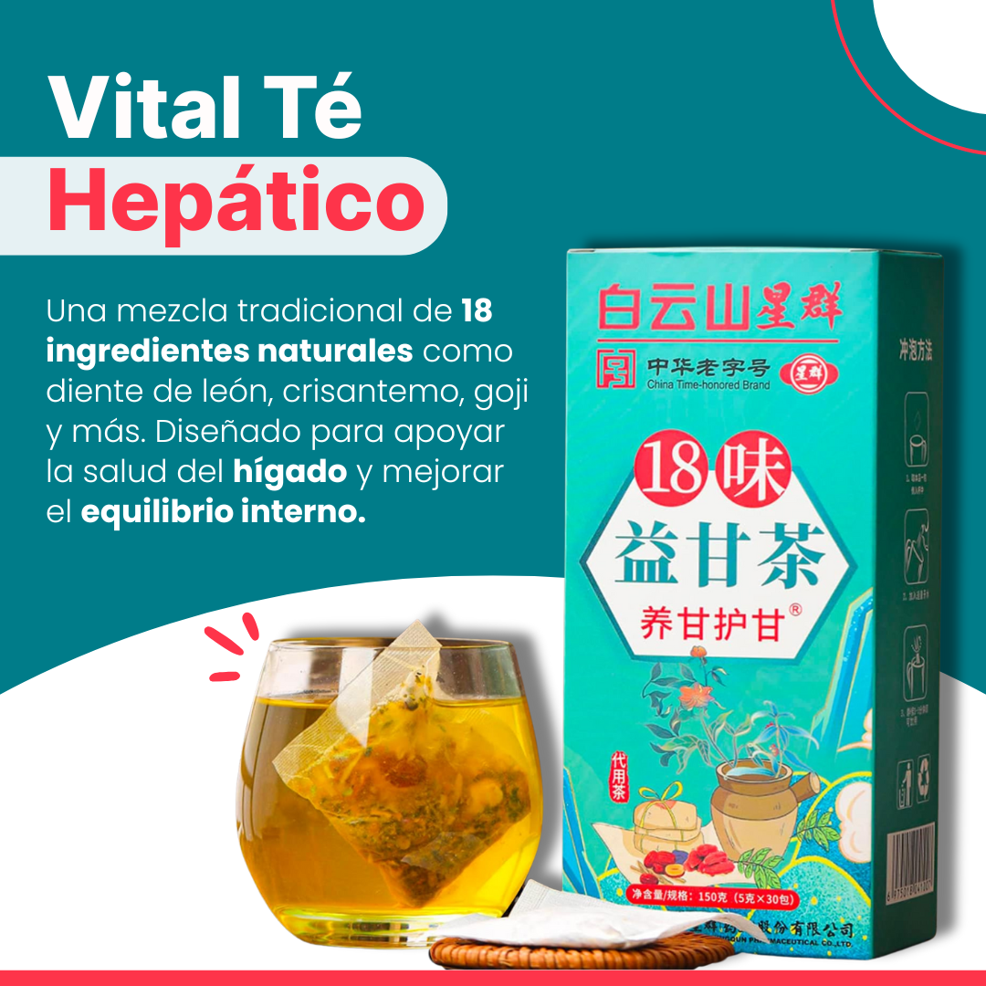 Té Jing Zhe x 30 Bolsitas – Baja Tallas, Panza Plana 🔥