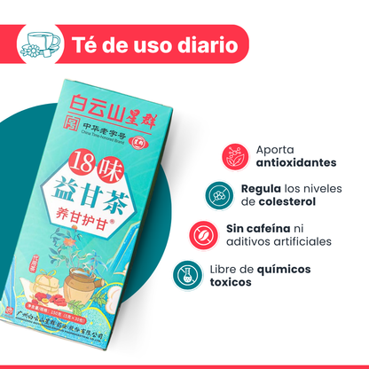 Té Jing Zhe x 30 Bolsitas – Baja Tallas, Panza Plana 🔥