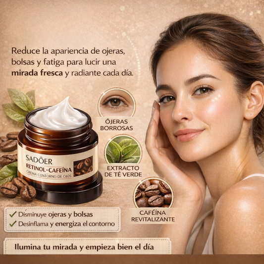 Contorno de Ojos Café & Retinol x 30g – Mirada Radiante 👁️✨