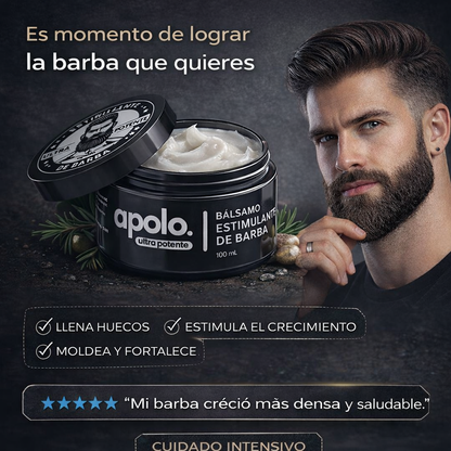 Bálsamo para Crecimiento de Barba Ultra Potente con Minoxidil 20% | 100mL